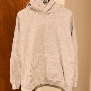 TNA boyfriend sweatshirt, 1X, light grey, worn a few times, good condition